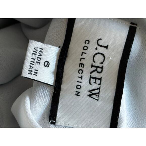 J CREW COLLECTION emerald green white floral paisley long ruffle maxi dress - Picture 11 of 15